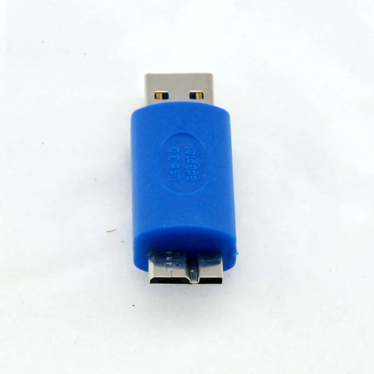 10 قطعة usb3.0 نوع وذكر إلى usb3.0 مايكرو B 10 دبوس الذكور محول موصل
