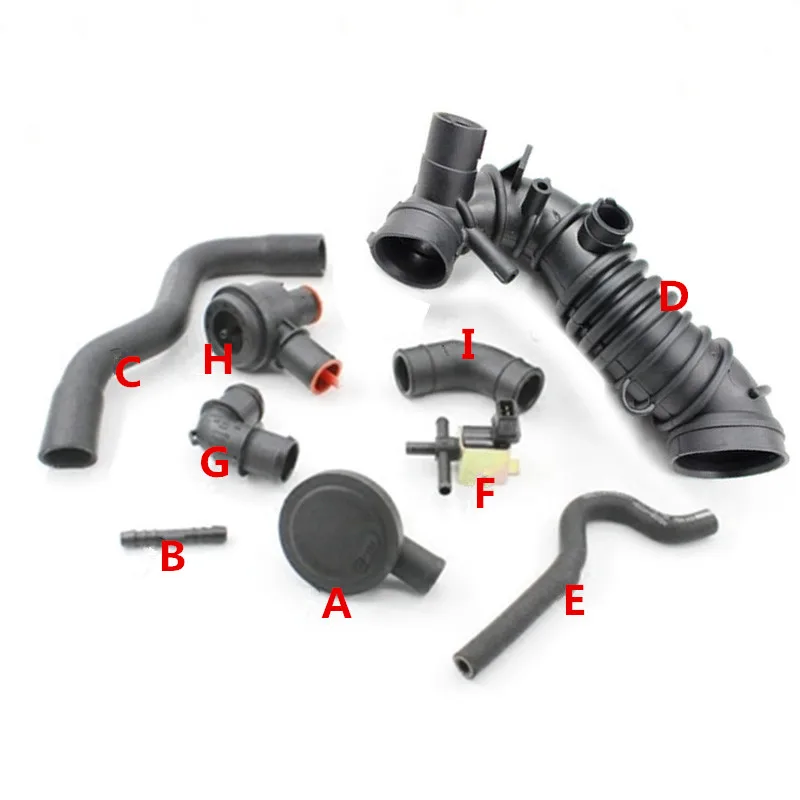 

1PCS for VW Passat B5 A4 A6 Skoda Superb 1.8T Turbo Supercharging Pipe Vent Hose Exhaust Pipes Assembly 058 133 356 L