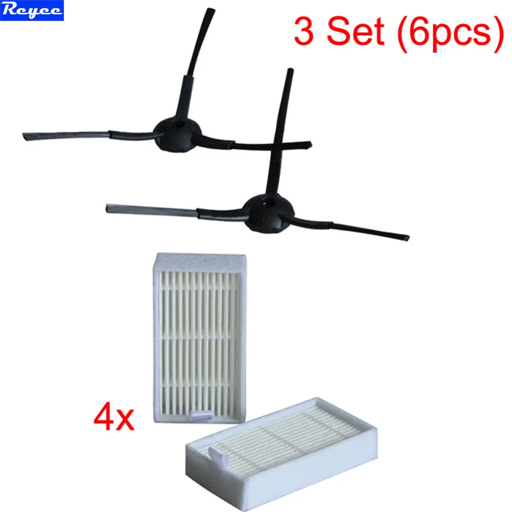 

Vacuum Cleaner Accessories Pack for panda x500 ECOVACS CR120 X600 SideBrush X 6pcs (3set)+ hepa Filter X 4pcs Free Post New