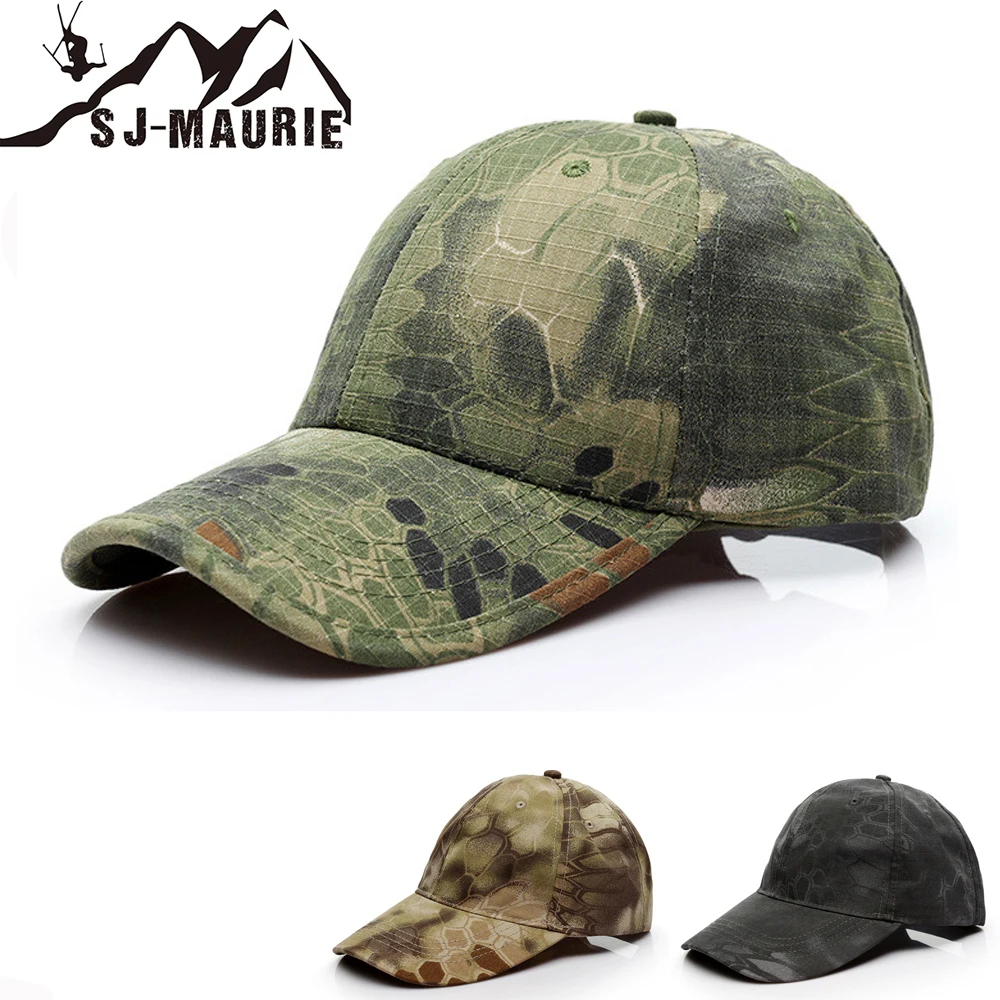 

SJ-MAURIE Men Women Hunting Camouflage Hat Outdoor Tactical Military Army Camo Hunting Cap Hat for Men Adult Cap