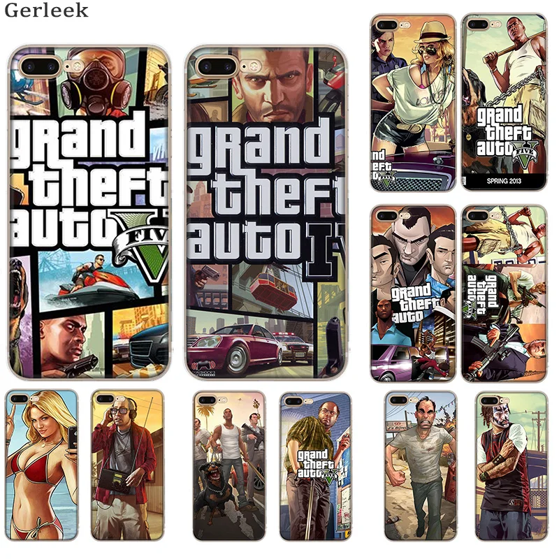 Чехол для мобильного телефона iPhone 6 6s 7 8 Plus 11 Pro X XS XR Max 5 5S SE чехол rockstar Gta