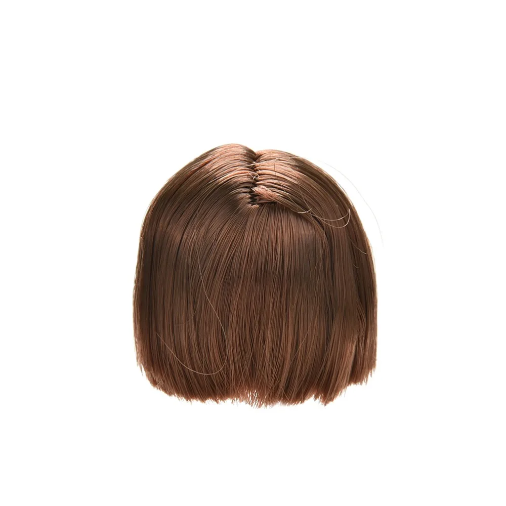 1 шт. Flaxen короткие волосы парики для студентов кукол модная Кукольная голова