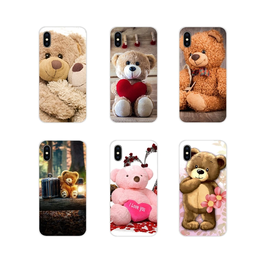 Мишка Тедди I Love You для Huawei P8 9 Lite Nova 2i 3i GR3 Y6 Pro Y7 Y8 Y9 Prime 2017 2018 2019 аксессуары чехлы