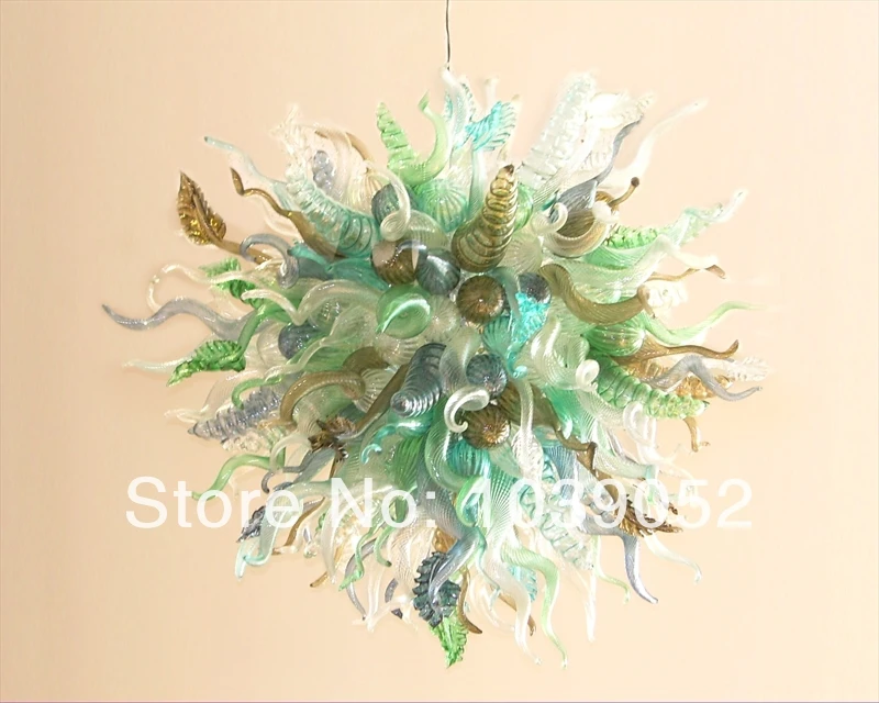

New Style Glass Bubble Amber Chandelier For Bedrooms