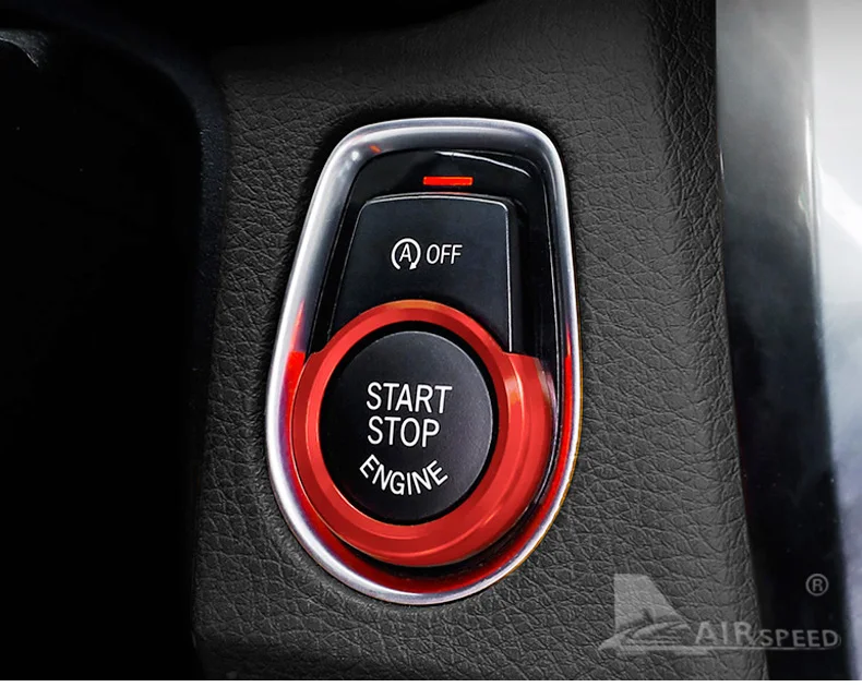 Car Engine Start Ignition Key Ring Cover for BMW X1 F48 F20 F21 F30 F32 F33 F34 F36 F45 F46 1 2 3 4 Series Accessories  (1)