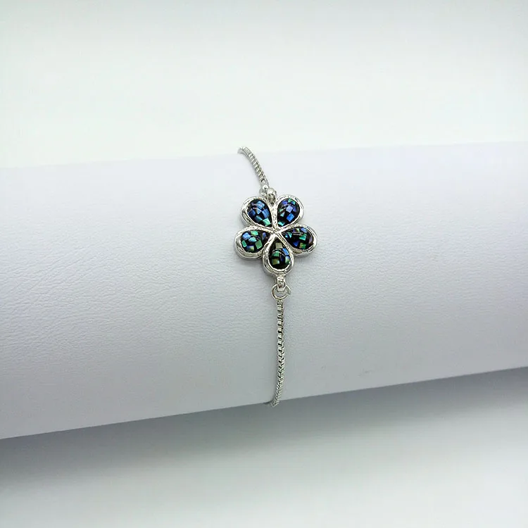 2018-Charming-Engagement-Bangle-Bracelets-Abalone-Shell (2) - 