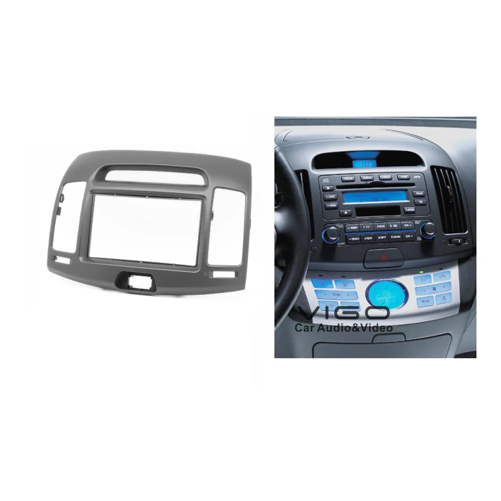2 din Car Audio Radio Fascia Panel Adapter for Hyundai Elantra Avante 2006-2010