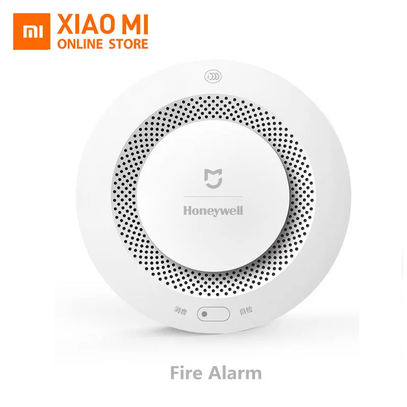 Xiaomi Mijia Honeywell детектор пожарной сигнализации, Aqara Zigbee пульт дистанционного управления звуковая и визуальная сигнализация заметка работа с приложением Mihome