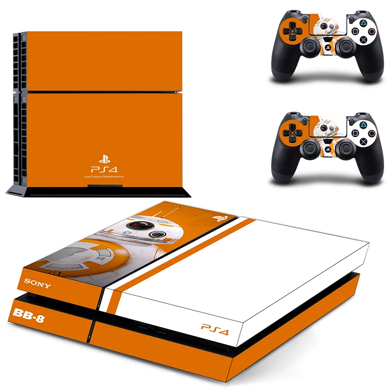 

Vinyl Decal Skin Sticker Star Wars BB-8 Robot for PS4 for Playstation 4 System Console and Controllers