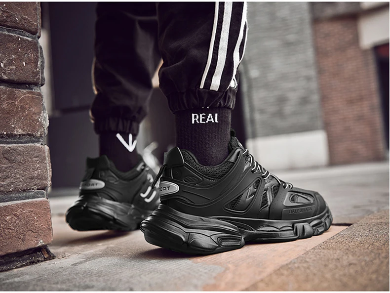 Mens Casual Shoes Chunky Sneaker Platform Trainers Sneakers Men Casual Shoes Mens High Shoes Men Sneakers Mesh Footwear 2019 New (21)