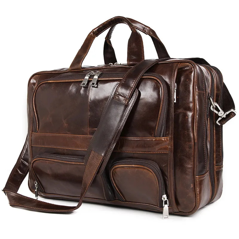 Nesitu, Ретро стиль, кофе, натуральная кожа, офисный мужской портфель, Бизнес Портфель, мужские сумки-мессенджеры, большая дорожная сумка M7289