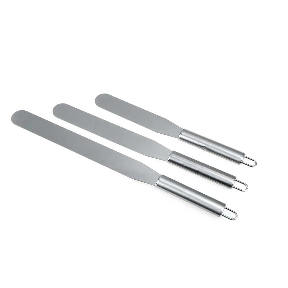 Buy 1pcs Silver Stainless Steel Butter Cake Cream