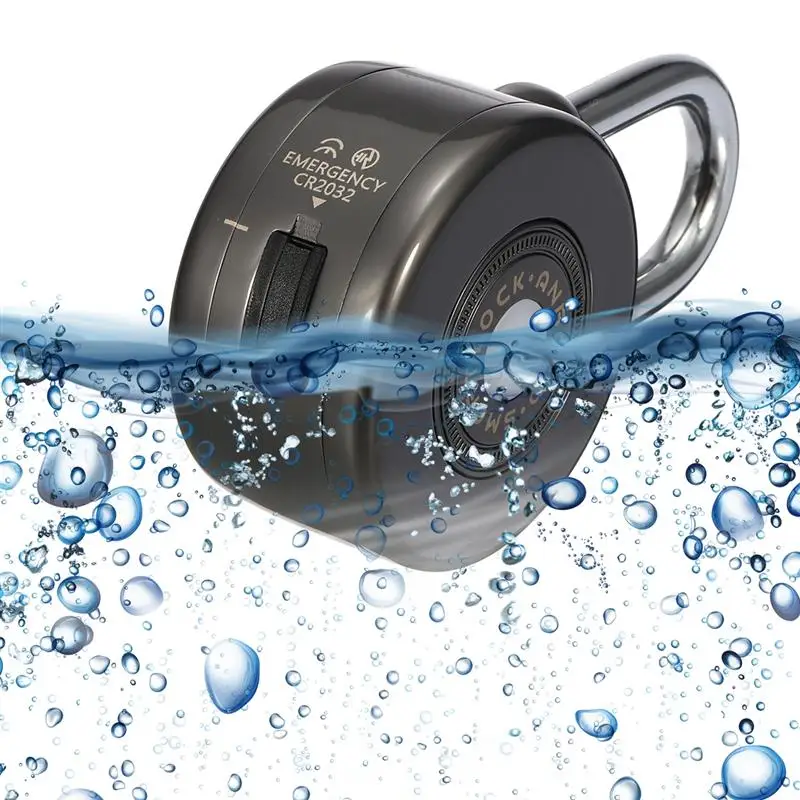 Bluetooth Smart Door Lock Waterproof Anti Theft Alarm for Cycling Motorycle Door with APP Control Electronic Door Lock