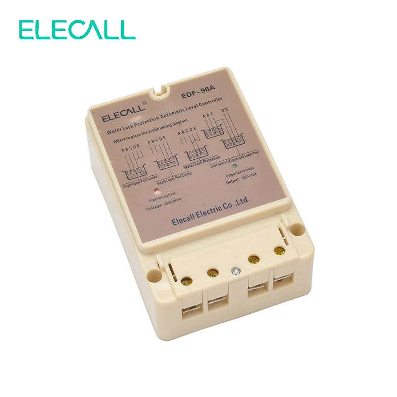 EDF-96A автоматический уровень воды контроллер 10A 220 в электронный датчик уровня жидкости для воды датчик регулятор для водяного насоса