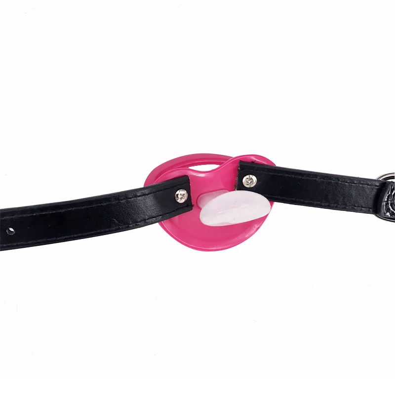 Ddlg ABDL Gag Pacifier Adult Pacifier Plus Size Dummy Ddlg Baby Girl Silicone Abdl Pacifier Gag Rose Red Abdl Pacifiers Large