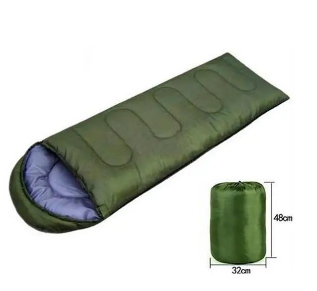 High Quality Cotton Camping Sleeping Bag For 3 Seasons/Envelope Style