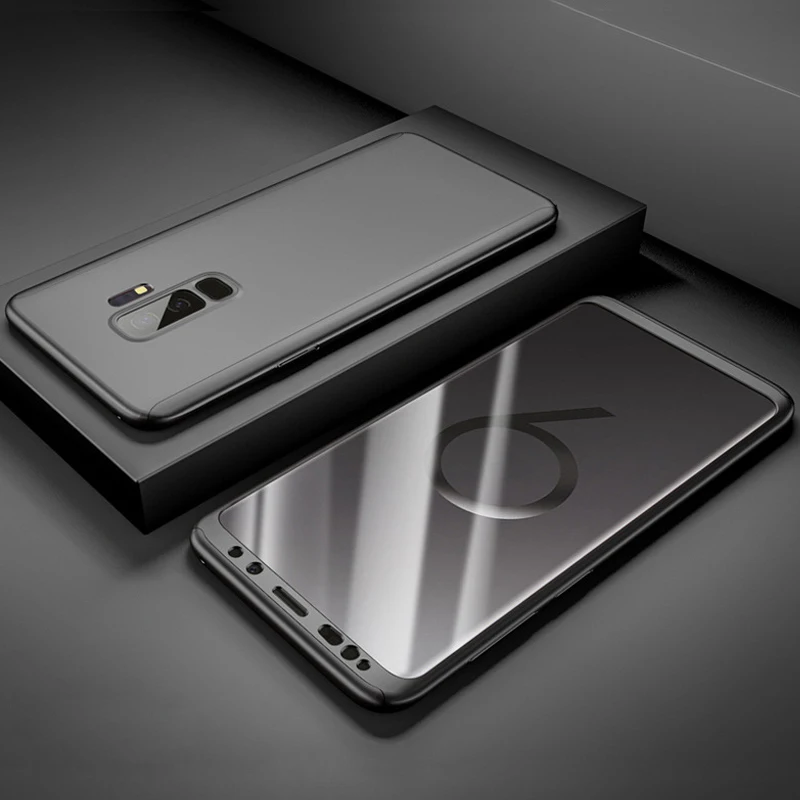 

360 Protective Phne Case For Samsung Galaxy S10 NOTE9 S8 Luxury Case For Samsung Galaxy S7 S6 S10E Ultra Slim Hard PC Case Cover