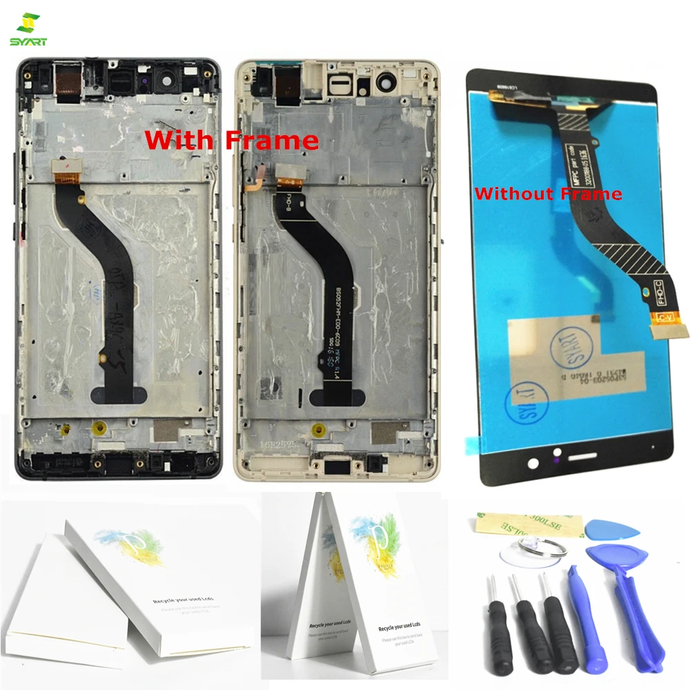 

P9 lite For Huawei P9 Lite / Huawei G9 LCD Display + Touch Screen Display Complete Digitizer Assembly Hot For huawei nova 3 LCDs
