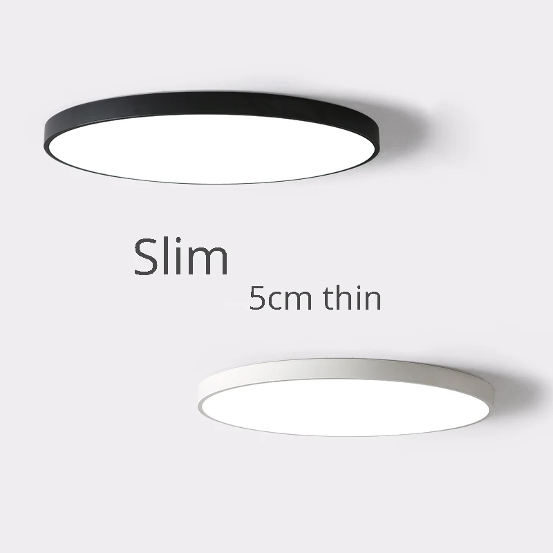 nordic lampu langit langit led ultra tipis kamar tidur lampu langit langit modern lamparas de techo led plafondlamp 23cm 30cm 40cm 50cm 60cm