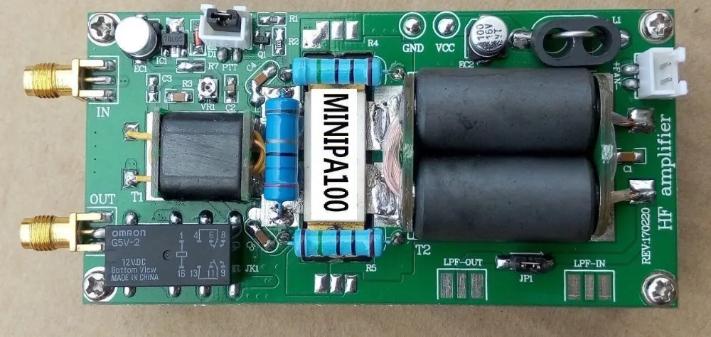 MINIPA 100 Вт SSB Линейный Усилитель Мощности HF 1 8 54 МГц YAESU FT 817 KX3 heastink|Интегральные