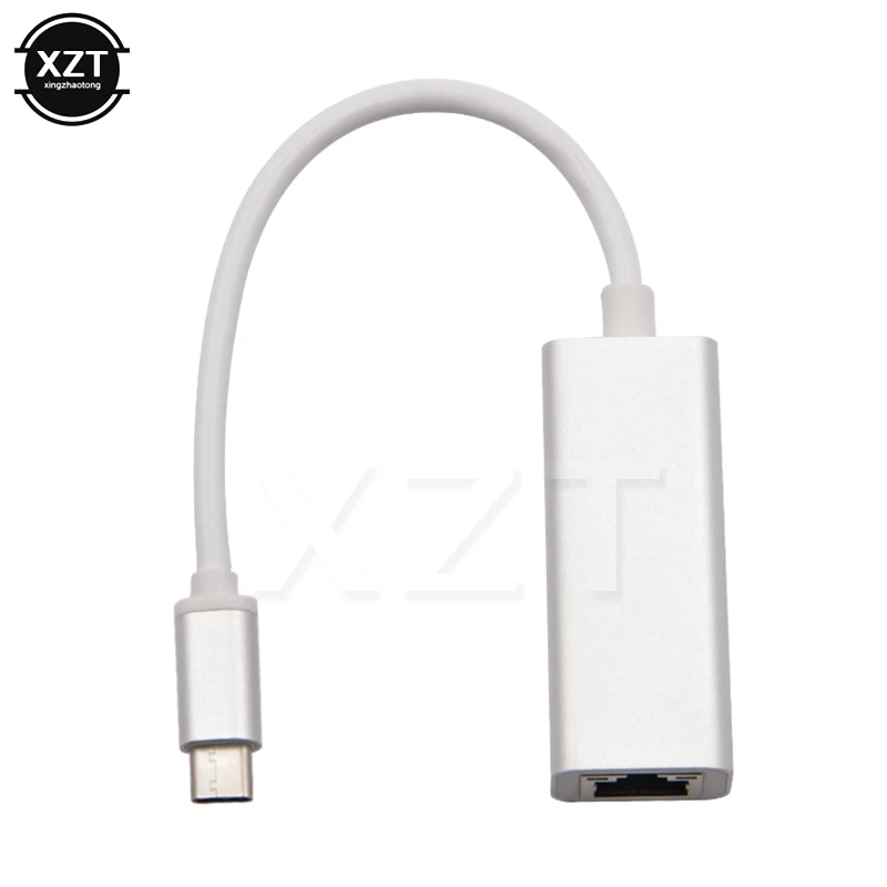 USB Ethernet адаптер USB C type-C сетевая карта RJ45 Lan Проводная для ноутбука MacBook Windows 8/10 10 м/100 м/1000 м алюминиевый сплав