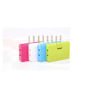 

5PCS Plug Mini Outlet Power Converter Rotate Charger Wall Socket Adapter Splitter Converter Socket One To Three Power Conversion