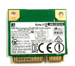 SSEA Оптовая продажа Wi-Fi Bluetooth 4,0 Combo Card для Realtek RTL8821AE 802.11a/b/g/n/ac 2,4 /5,0 ГГц MINI PCI-E Беспроводной карты 433 Мбит/с