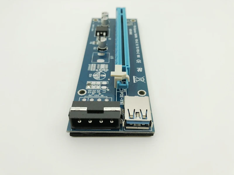 Оптовая продажа USB 3 0 PCI E Riser Express 1X 4x 8x 16x расширитель переходника карта SATA 15pin папа