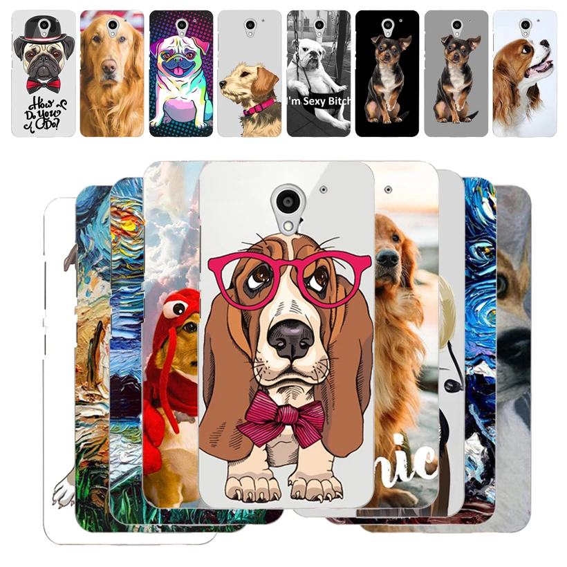 

Soft Case Cover for ZTE Blade A510 TPU Phone Cases Cute Pet Dogs Painted Cellphone Back Protective Case FOR ZTE A510 BA510