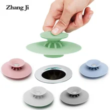 Zhangji Shower Drain Stopper & Strainers Kitchen Tools Pool Wash Basin Filter Silicone Sink Strainer Filter Water Stopper 