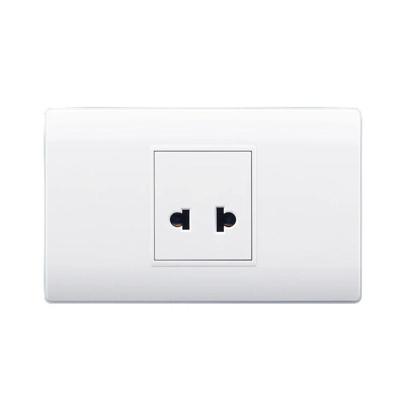 

118 Type PC Panel Vietnam Socket American Multifunction Two-hole Socket Wall Electrical Socket 15A Power Outlet