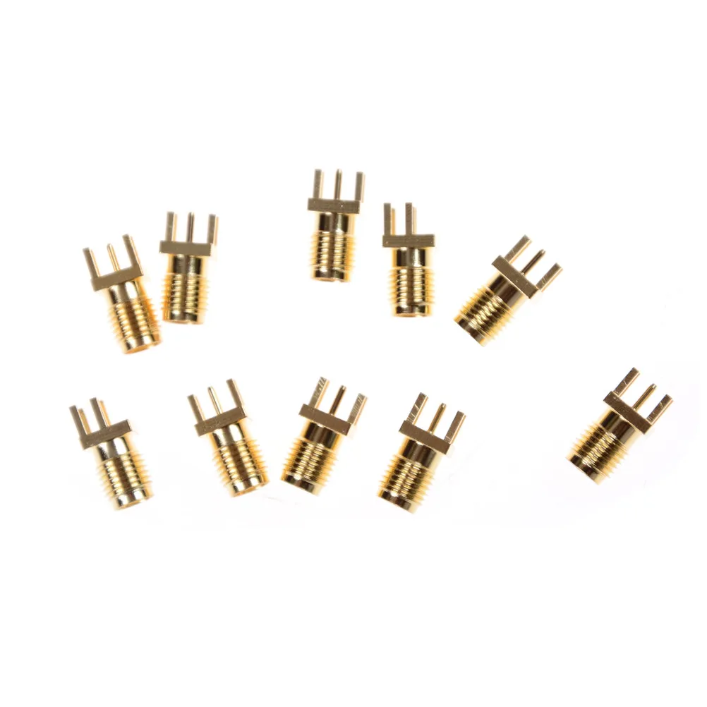 Drop Shipping 10PCS SMA Female PCB Edge Mount RF Solder Adapters 0.062' Jack Receptacle | Компьютеры и офис