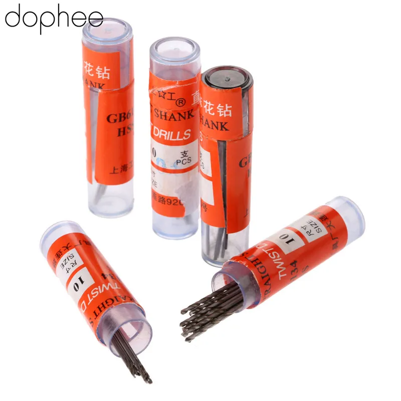 dophee 50Pcs Twist Drill Bits HSS Drill Bit Set 0.5/0.6/0.7/0.8/1mm Micro Straight Shank Wood Drilling Electric Woodworking Tool dophee 50Pcs Twist Drill Bits HSS Drill Bit Set 0.5/0.6/0.7/0.8/1mm Micro Straight Shank Wood Drilling Electric Woodworking Tool