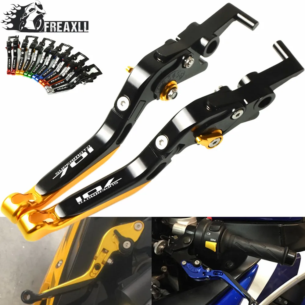 Pieghevole Allungabile Per Husqvarna 701 Supermoto 701 Supermoto 2017-2018 Cnc Regolabile Freno Frizione Leve Moto Moto