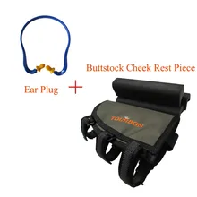 Tourbon стрельба винтовка Buttstock разгрузка Pad Регулируемый силиконовый затычки для ушей слуховые наушники защита звука Охотничьи аксессуары