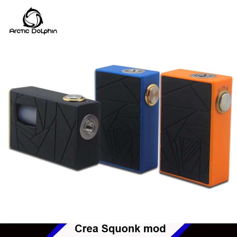 

Original Arctic dolphin Crea Squonk mod squonker e-cig Adjustable 510 thread 7ML silicone squeeze bottle fit bottom feed tank