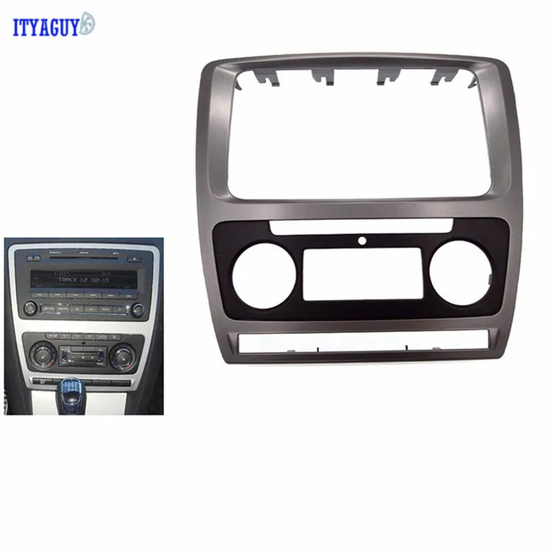 2 DIN автомобиля установке DVD Фасции Аудио рамка для Skoda Octavia (2010 2013) авто/C адаптер