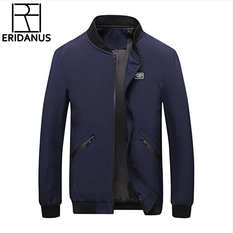

New Arrival Baseball Jackets 2018 Jacket Men Spring New Brand Casual Solid Fashion Slim Bomber Overcoat Men's Plus Size 4XL X797
