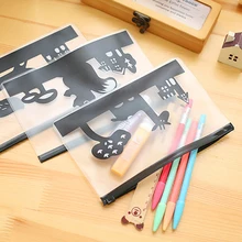 FangNymph 1 шт. ПВХ мультфильм Животные Сумка-файл для документов водонепроницаемый файл презентационная папка для школы канцелярские принадлежности, подарок