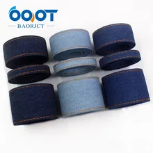 OOOT BAORJCT I-19218-373, 5 ярдов 3/" 1" 1-1/" двусторонний джемпер из джинсовой ткани с лентой, аксессуары и украшения
