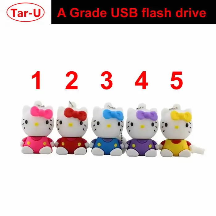 Симпатичный usb-флеш-накопитель Hello Kitty Flash Drive 4 ГБ 8 ГБ 16 ГБ 32 ГБ Флешка USB 2,0 Usb