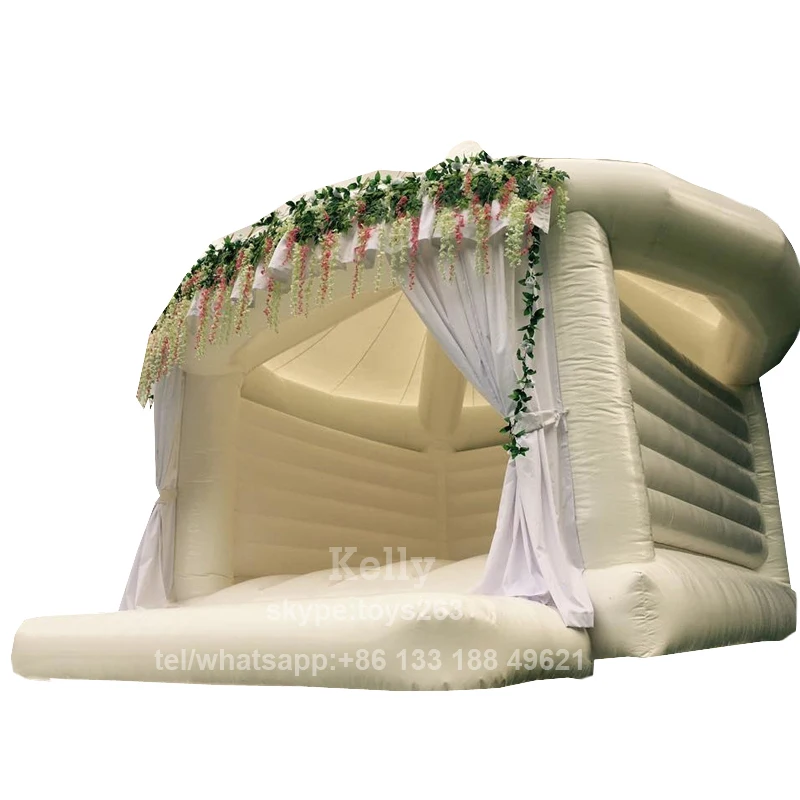 

Free door shipping inflatable white wedding bouncer castle for sale, cheap inflatable bouncer house, white inflatable bounce toy