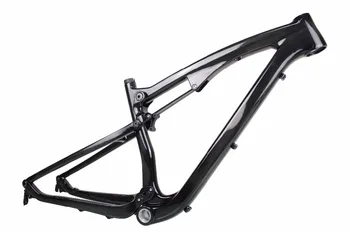 

free shipping Carbon MTB frame., bicycle frame. Soft tail frame, mountain bike frame 156