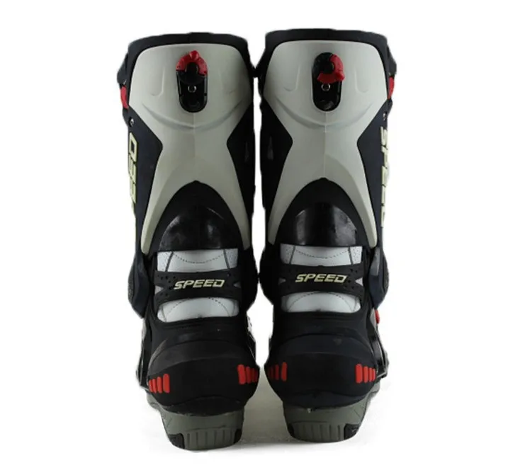 Motorcycle Boots Pro-Biker SPEED Racing moto Protective Gear Motocross Leather Long Shoes anti-slip Waterproof B1003