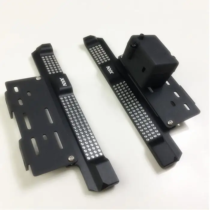 CNC alloy Metal Upgrade Parts Rc Car Side Step Running Board panel For Axial scx10 scx10 ll 1/10