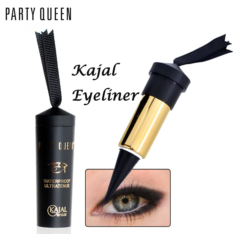 

Party Queen Women Hot Makeup Black Kajal Eyeliner Sticks Waterproof Long Lasting Eyeliner Gel Smooth Eye Liner Cream Pencil