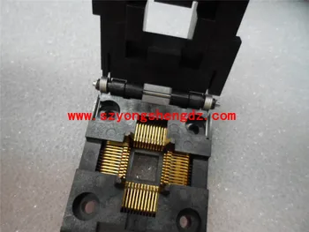 

Free shipping new programming socket QFP44/TQFP44/PQFP44 TQFP44 test holeder IC51-0444-467 pitch 0.8mm