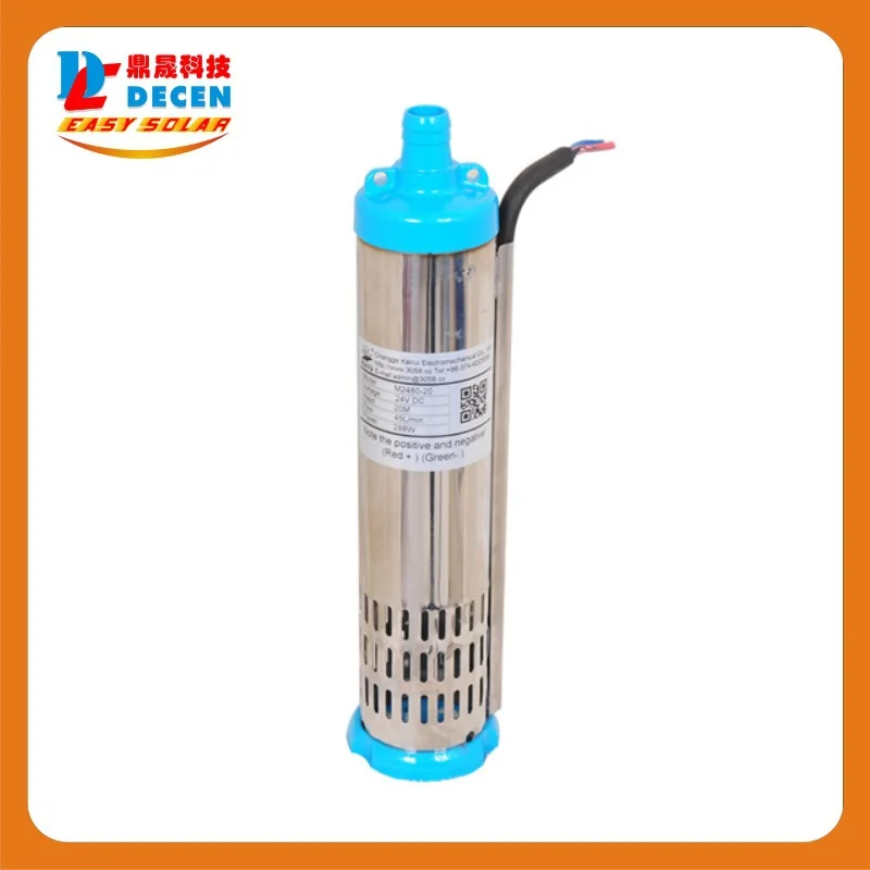 

DECEN@ 192W DC Solar Water Pump Built-in MPPT controller For Solar Pump System Adapting water head 10m,Hour Water Supply 3 m3