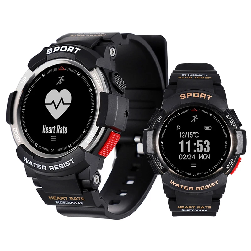 

F6 Sport Smart Watch Multi Sports Mode 5ATM Water Resistant GPS Sports Tracker Smart Watch Man Outdoor Sports Watch Women