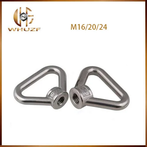 

M16 M20 M24 304 Stainless Steel Metric Thread Triangle Ring Nut Marine Lifting Eye Nut Fastener